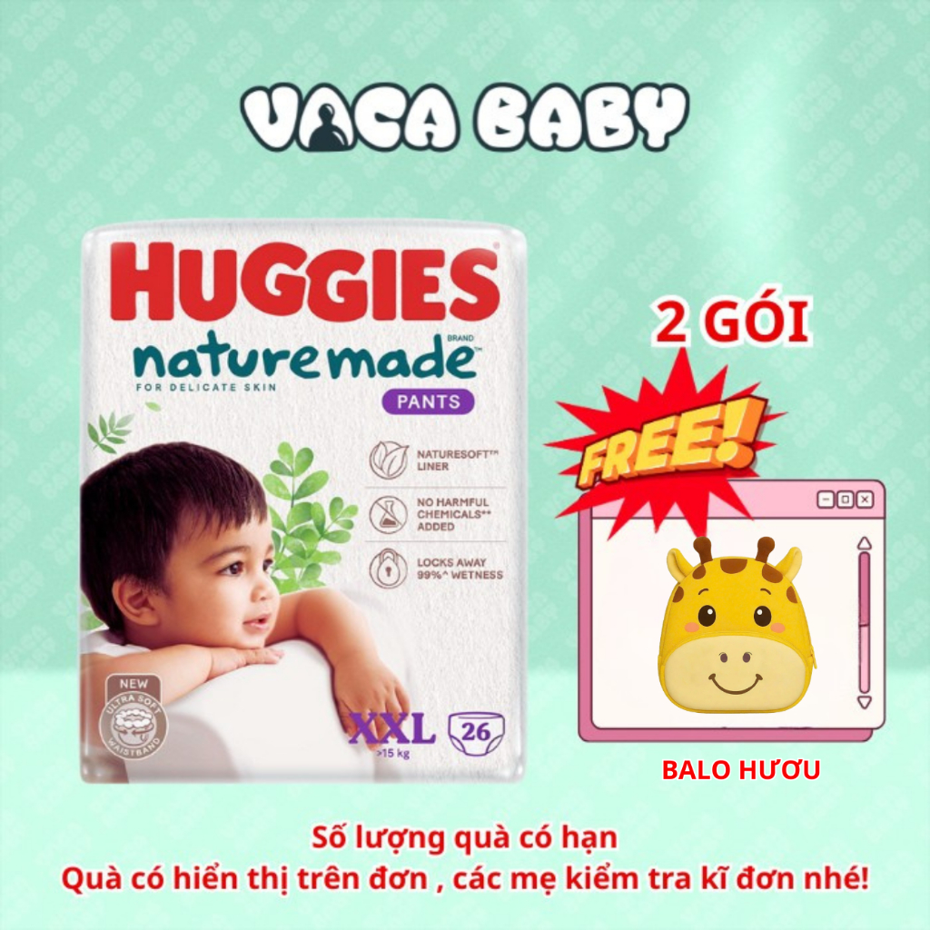 Huggies Platinum Nature Made Organic Diapers and Pants in all sizes NB/S/M/L/XL/XXL