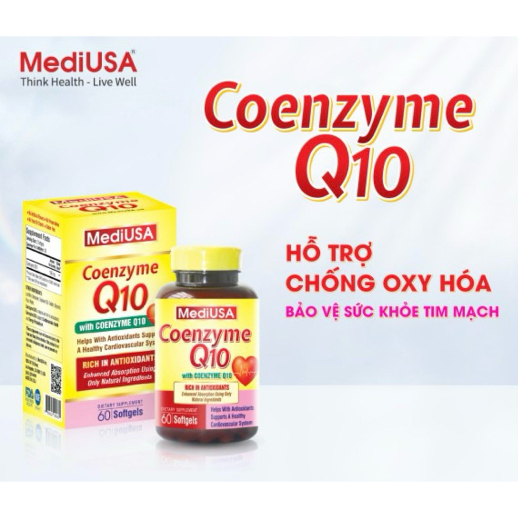 OXY MediUSA COENZYME Q10 ANTI-OXIDATION PRODUCT, SUPPORTS HEART HEALTH, SUPPORTS PREVENTION OF CARDIOVASCULAR DISEASE