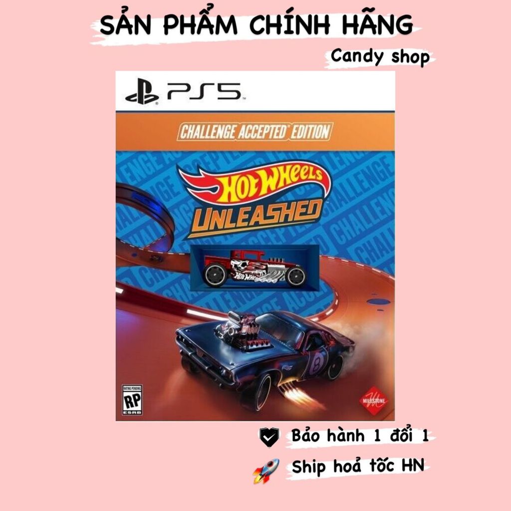 Hot Wheels Unleashed Challenge Accepted Edition PS5 Game Disc