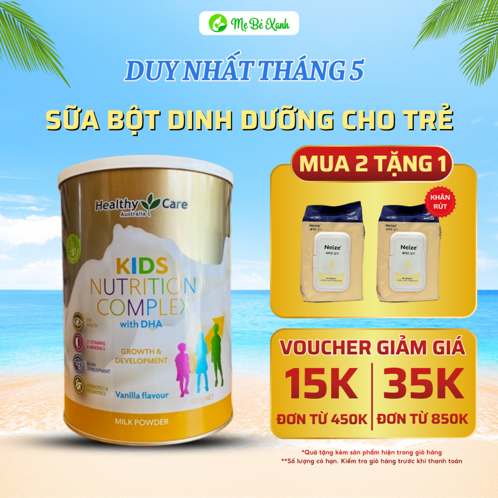Healthycare Kids Nutrtion Complex nutritional milk powder supplements DHA 27 essential vitamins and minerals