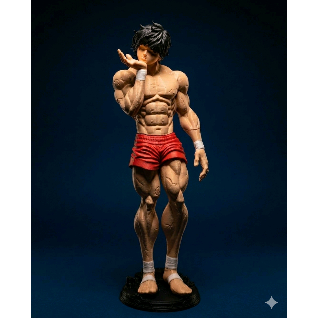 Baki Hanma model 35cm 1/6 scale | The Warm-up Pose | Action characters table decoration