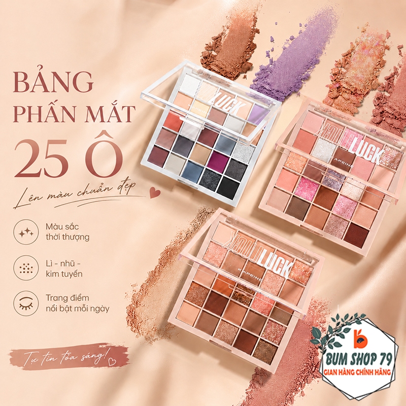 Eyeshadow Palette 25 Pretty Orange Pink Shimmer Tones, Matte and Shimmer Eyeshadows Easy to Blend Natural Eye Makeup