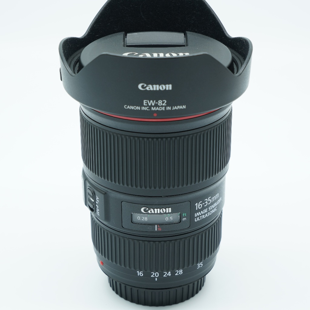 [OLD] Canon 16-35mm F/4 L IS USM Super Nice Anti-Shake Lens - Zinc Hood Cable -