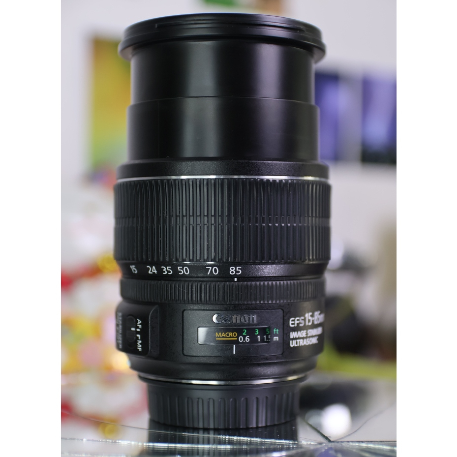 Canon EF-S 15-85mm F3.5-5.6 IS USM lens (Moldy - works well)