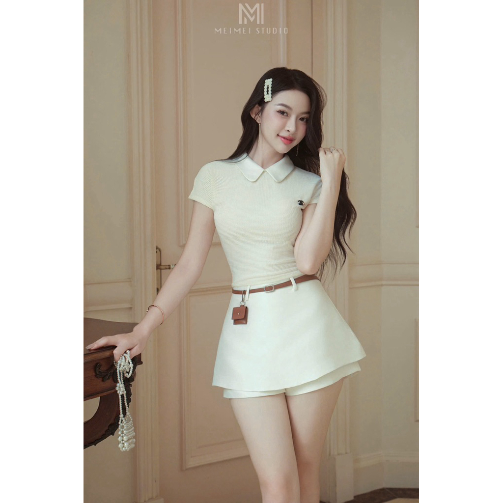 MEIMEI STUDIO Jump Skirt with Belt
