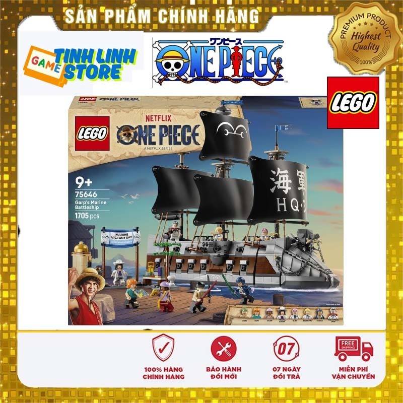 LEGO One Piece Assembly Model - Garp's Navy Battleship (Genuine)