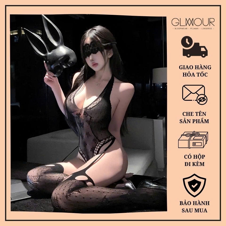 Jump Rabbit Lace Has Full Accessories Like Model Wearing Glamor, Jump Full Accessories Sexy Seductive Style