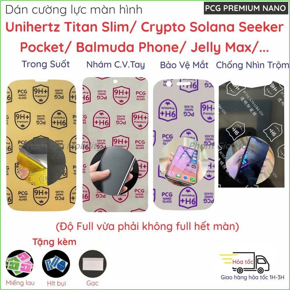 Essential Crypto Solana Seeker Unihertz Titan Pocket Jelly Max Balmuda Yota YotaPhone 2 Terrain Screen Protector