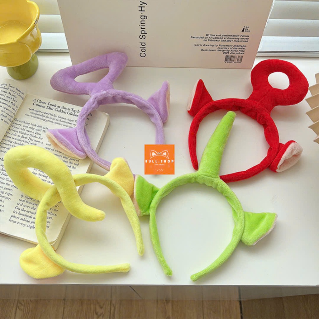 CC14 Cute bear-elephant-bow brooches Tele tubbies BULL.SHOP