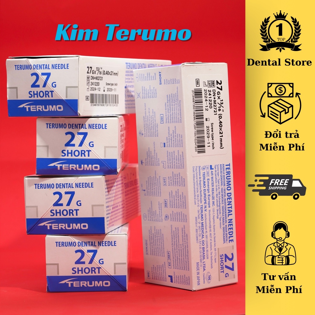 Terumo dental needles (Box of 100)