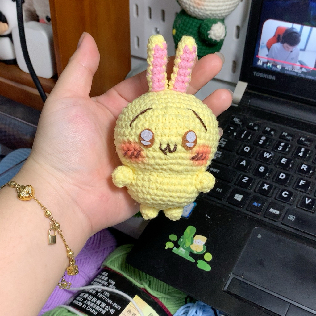 WOOL AND USAGI PENGIN KEYCHAIN