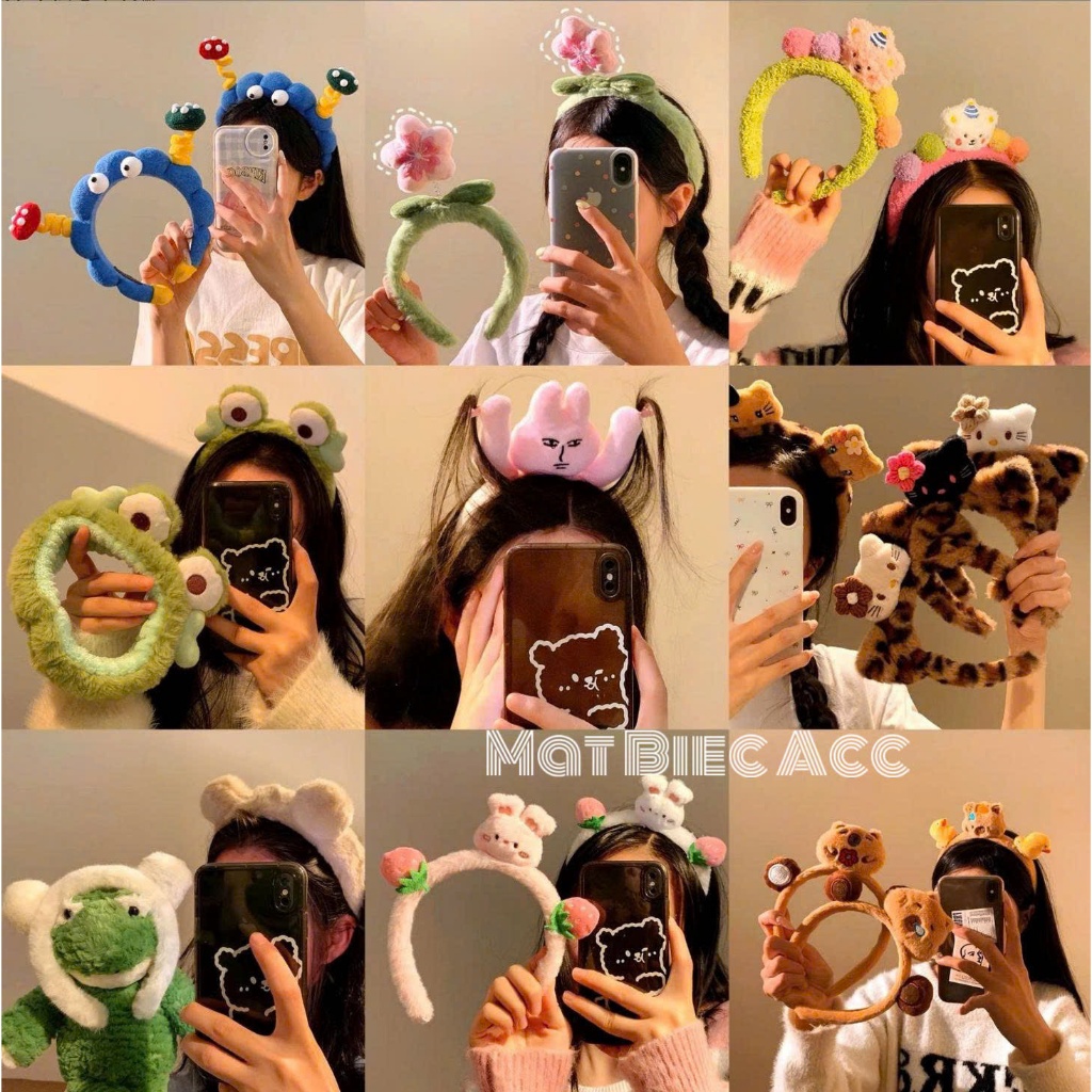 Lovely hairband for makeup, face wash, cute photo shoot