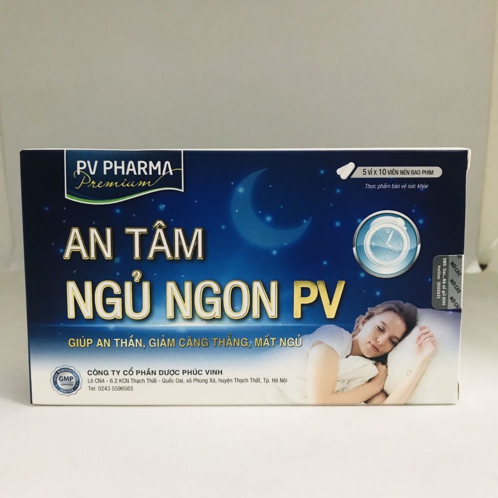 PV Sleep Well Peace of Mind Pills Help Reduce Anxiety, Insomnia, and Difficulty Sleeping (Box of 50 pills)
