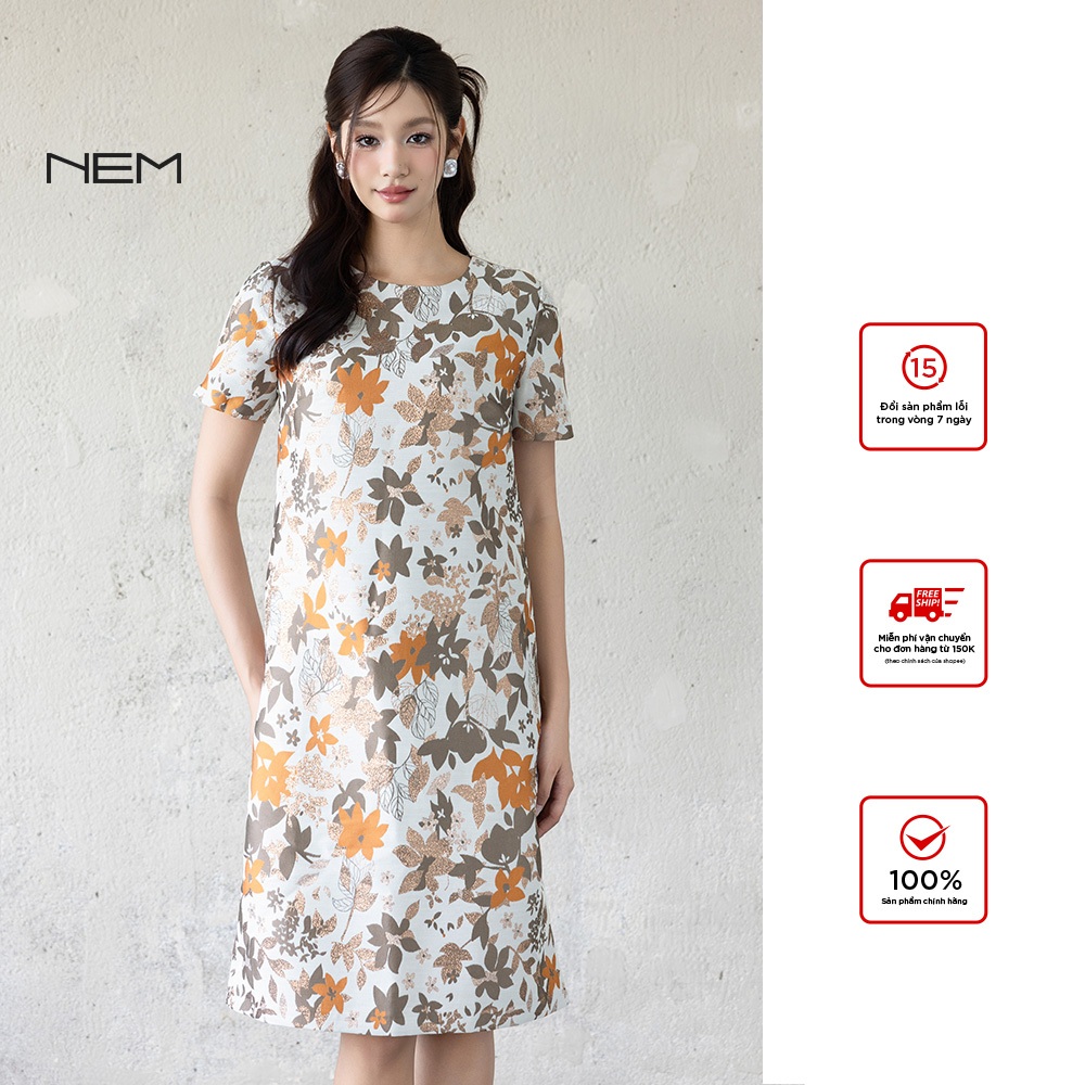[ Genuine ] High-end designer women's dress NEM Fashion 05492