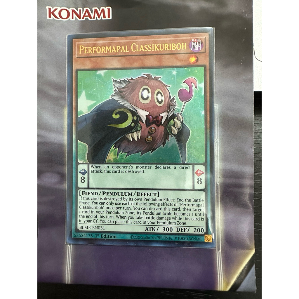 Yugioh Card! Performapal Classikuriboh (Real Card)