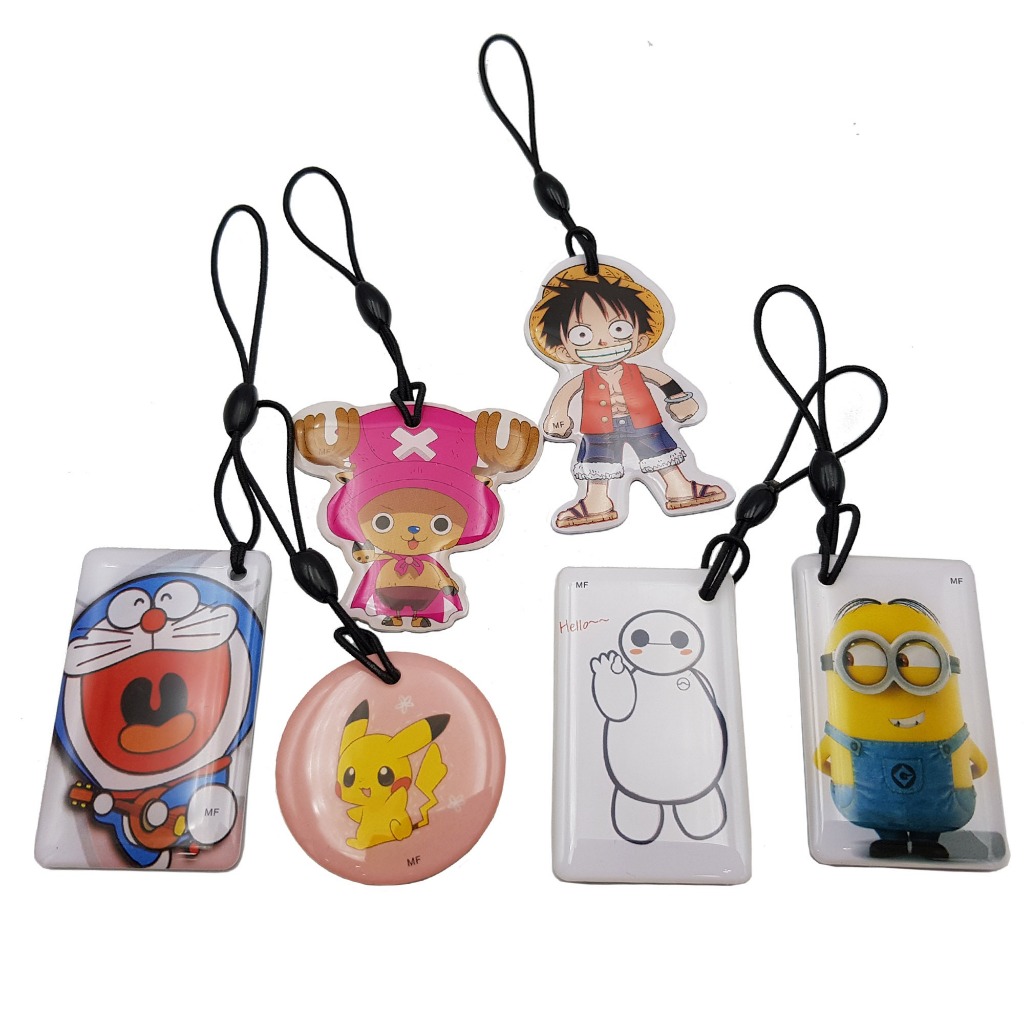 RFID copy keychain 13.56MHz / 125kHz - read/write many times - copy apartment cards, parking lot cards, access cards