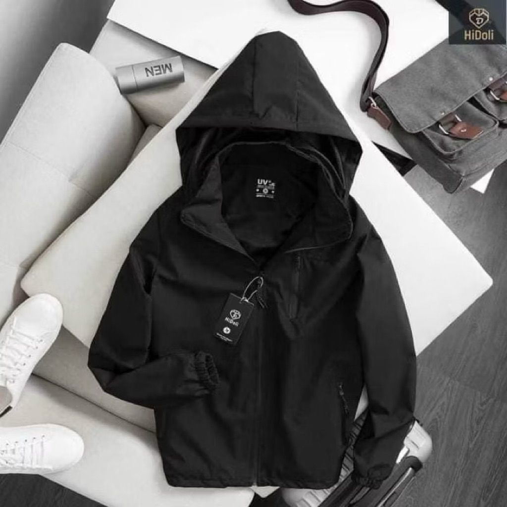 Silver-coated windbreaker for men and women, waterproof and effective against cold wind, 3-zip windbreaker with 2 layers of beautiful quality mesh lining to keep warm Jacket