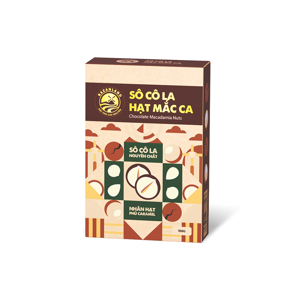 Bazanland Macadamia Nut Chocolate - Sagourmet - Pure Nuts Covered with Rich Chocolate