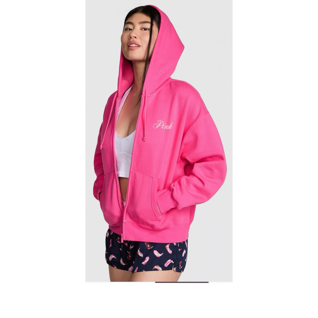 Genuine women's fashion zip-up sweatshirt
