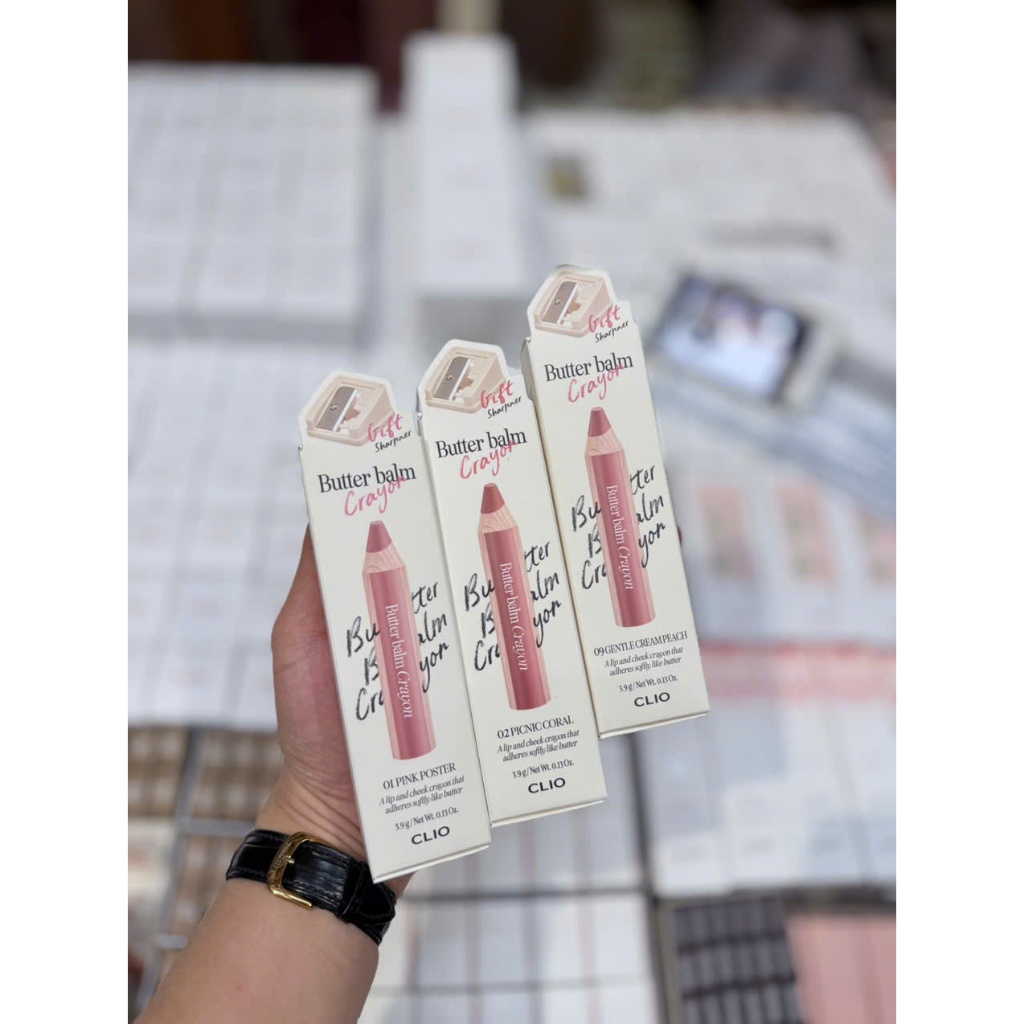 (BILL KOREA) (GIVEAWAY) CLIO Butter Bomb Crayon 3.9g