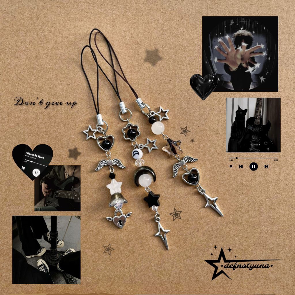[Handmade] HALF NIGHT STEPS Keychain/Phone lanyard | Chateau De