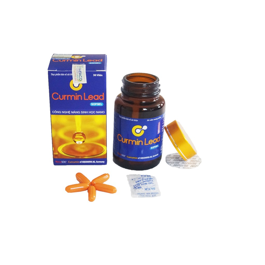 Nano Curmin Lead Softgel 30 tablets (supports the treatment of stomach ulcers, post-surgery, cancer prevention, beauty)