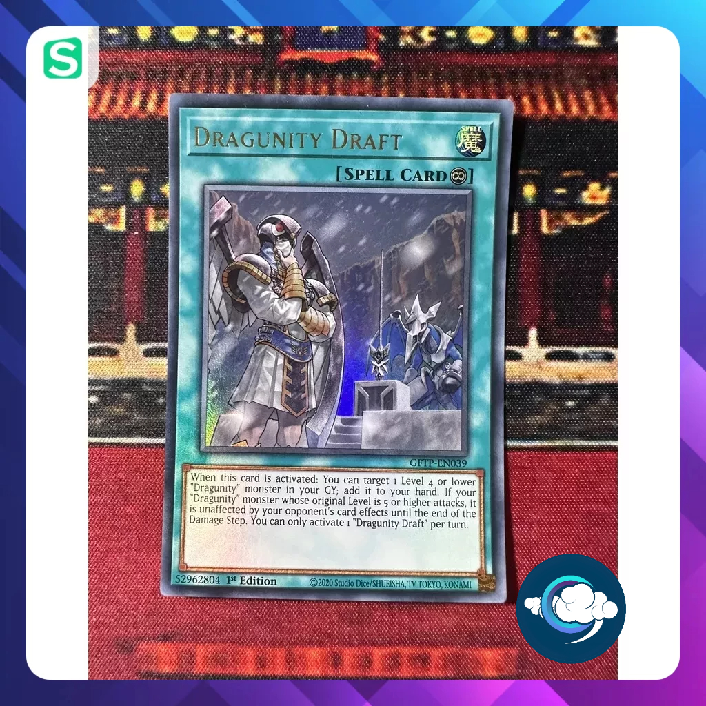 Yugioh Card! (UK) - Gftp-en039; Dragunity Draft