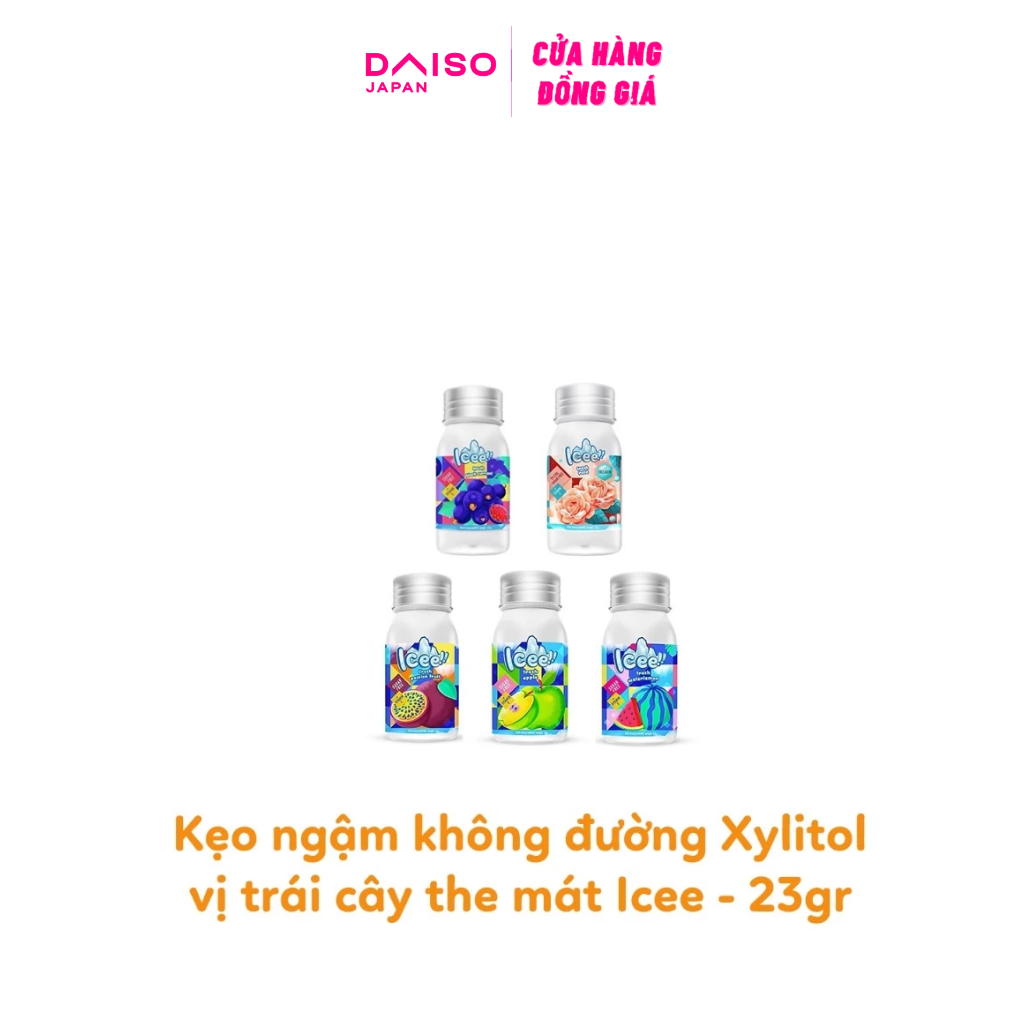 Xylitol The Cool Mint Fruit Icee Sugar-Free Lozenges in many flavors 23g