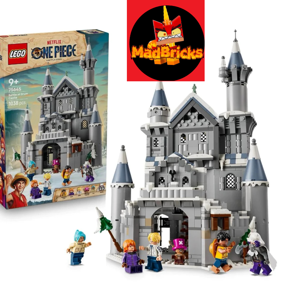 (HOT SUPER CHEAP ITEM) LEGO ONE PIECE SEASON 2 - 75645 Drum Castle Battle Assembly Toy (1038 Parts)