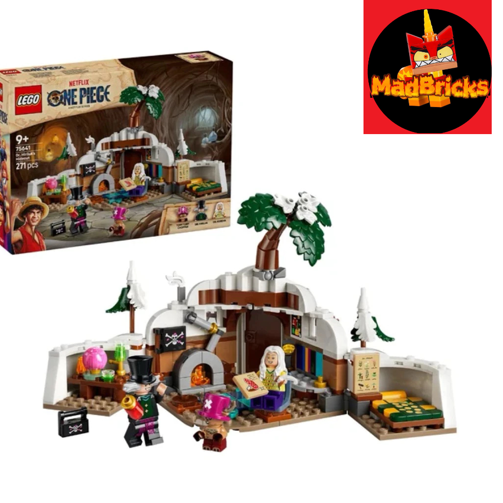 (HOT SUPER CHEAP ITEM) LEGO ONE PIECE SEASON 2 - 75641 Doctor Hirikus Base Assembly Toy (271 Parts)