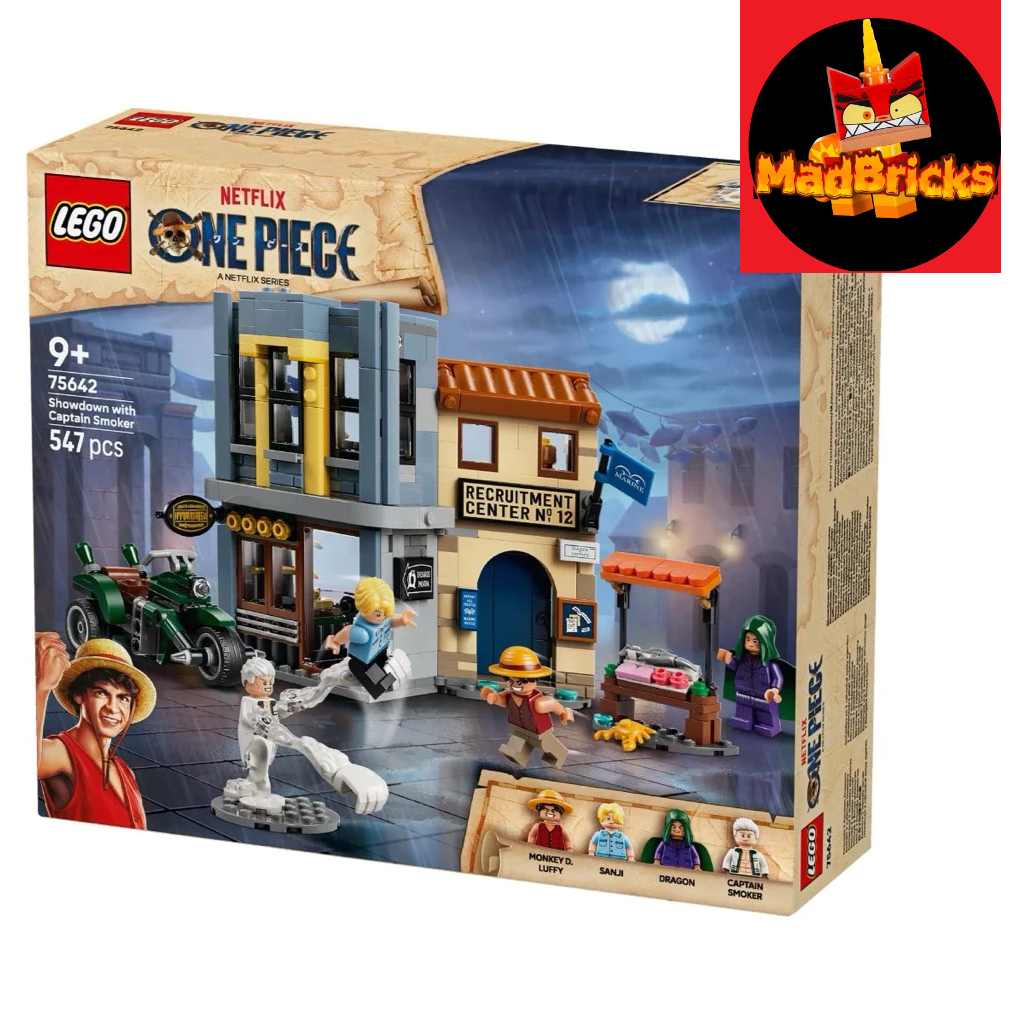 (HOT ITEM) LEGO ONE PIECE SEASON 2 - 75642 Assembling Toy Battle to the Dead Smoker (547 Parts)